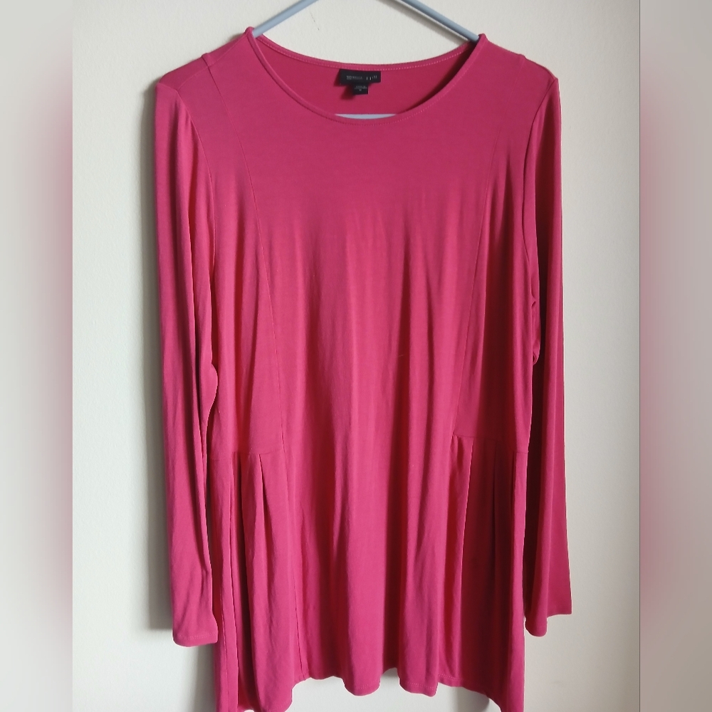 J Jill Wearever collection Pink Tunic Medium
